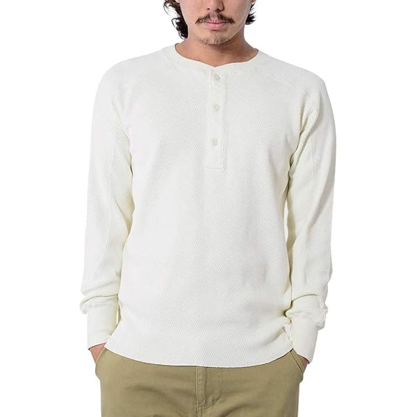 Amazon | [HOUSTON] 20972 HEAVY THERMAL ヘンリーネックTシャツ